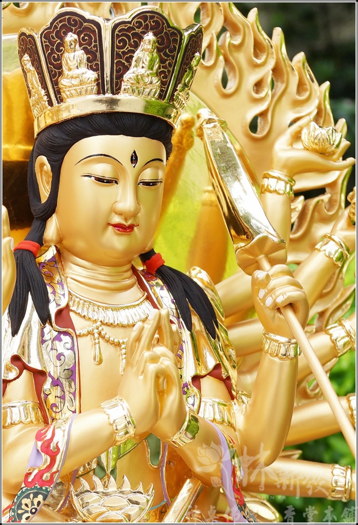 新發神藝-準提佛母(南彩藝術風格的二種藝術展現)
