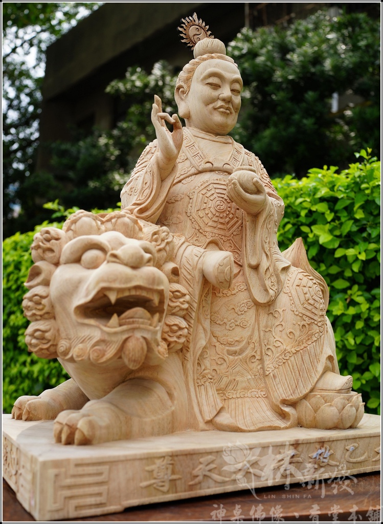 新發神藝-太乙救苦天尊/太乙真人（仙佛手工雕刻藝術）