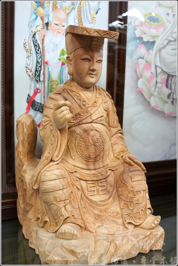 新發神藝-呂仙祖/孚佑帝君/呂洞賓(金身藍袍．全手蔥八卦袍完