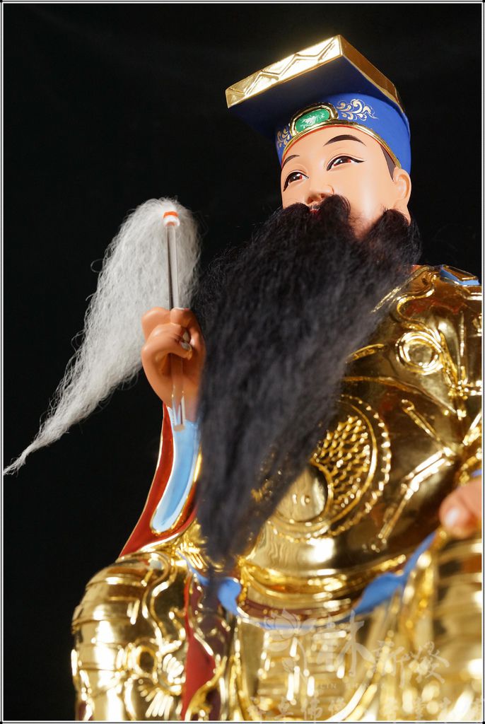新發神藝-呂仙祖/孚佑帝君/呂洞賓(金身藍袍．全手蔥八卦袍完