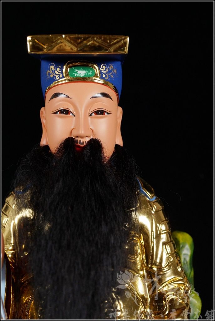 新發神藝-呂仙祖/孚佑帝君/呂洞賓(金身藍袍．全手蔥八卦袍完