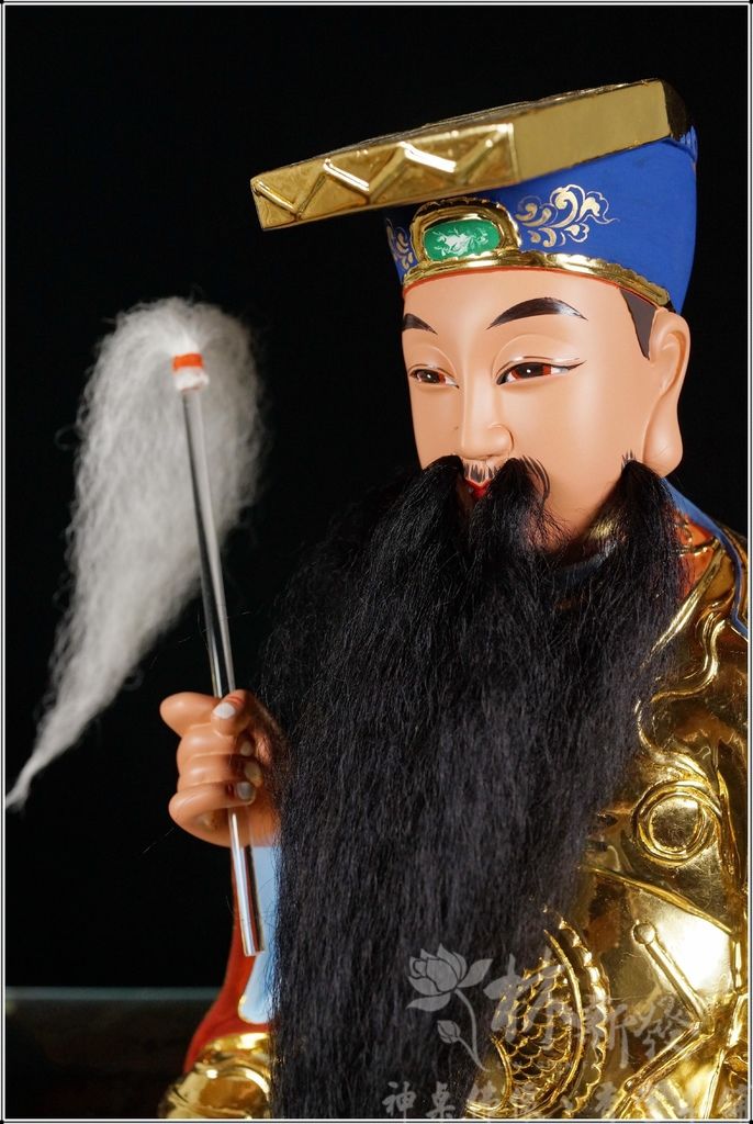 新發神藝-呂仙祖/孚佑帝君/呂洞賓(金身藍袍．全手蔥八卦袍完