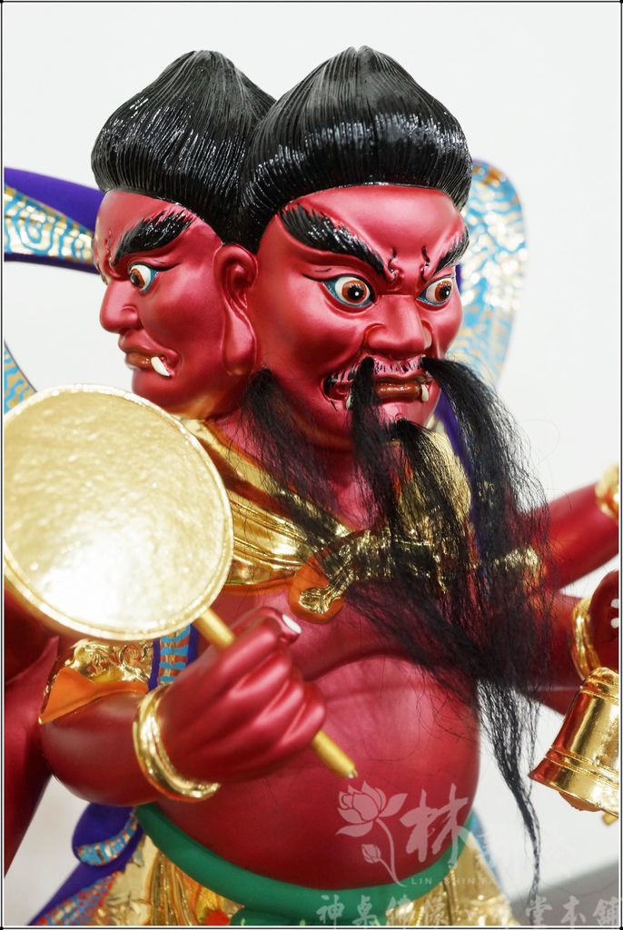 新發神藝-左輔星君、右弼星君(彩繪完成藝術創作)