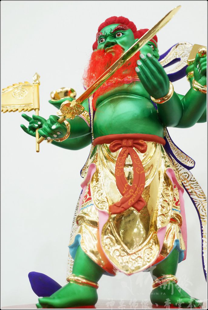 新發神藝-左輔星君、右弼星君(彩繪完成藝術創作)