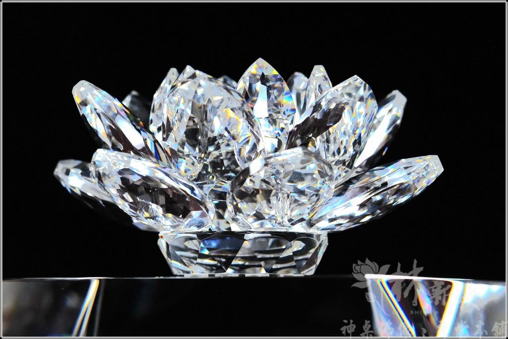 林新發佛俱-水晶蓮花燈（金黃/全透/紫紅．花苞燈尺寸請電洽）