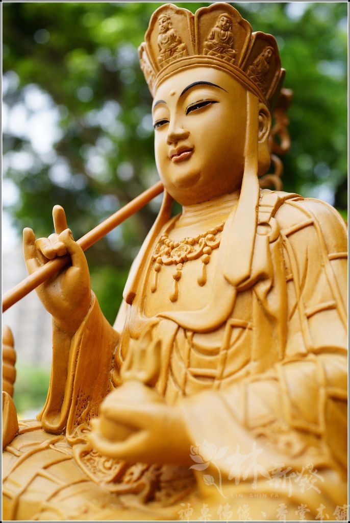 神像藝術-帶騎地王(福田衣-尺三)-006