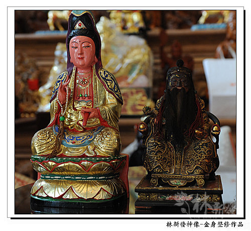 新發神藝-青山宮土地公．古體泥做土地公．整修圓滿