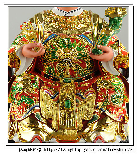 神像-一尺六梢楠木-龍鳳袍媽祖(特殊奏板如意體)