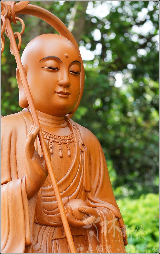 新發神藝-自在地藏王菩薩(山岩水景蓮花/尺三．尺六)