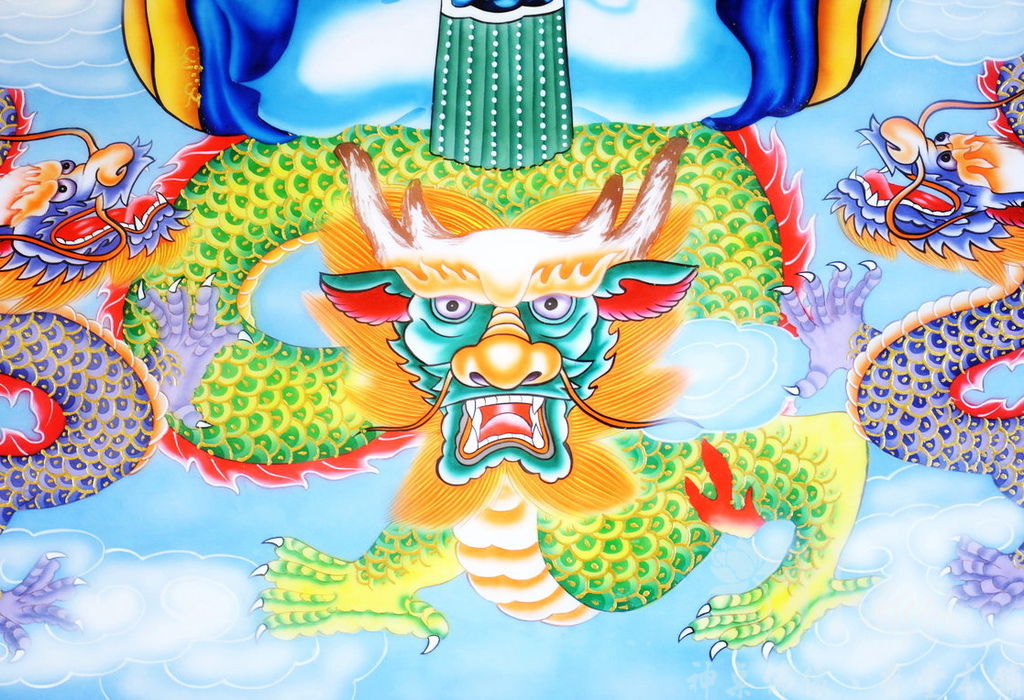 新發神聯-鴻鈞聖祖神聯．祖師爺神彩