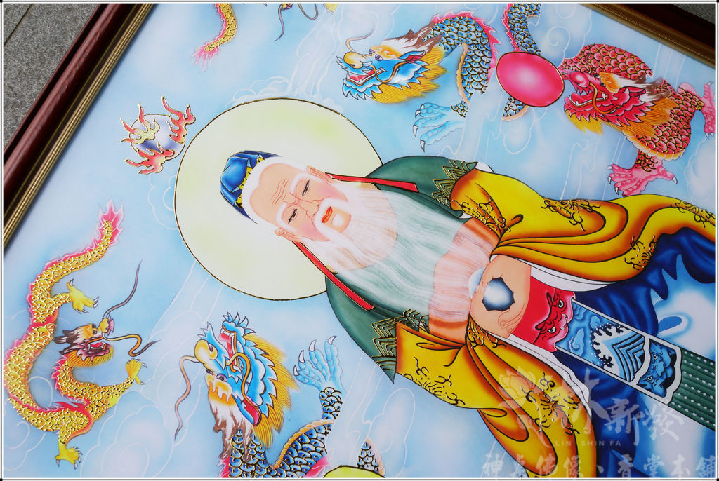 新發神聯-鴻鈞聖祖神聯．祖師爺神彩