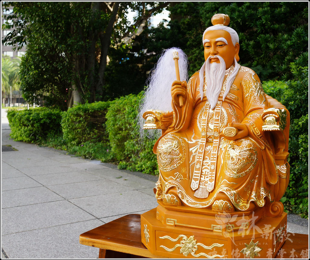 新發神藝-元始天尊．鴻鈞始祖(兩魚雙龍．龍椅坐姿)