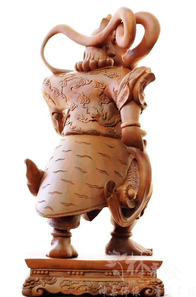 新發神藝-千里眼將軍．順風耳將軍(二尺二高/68公分作品)