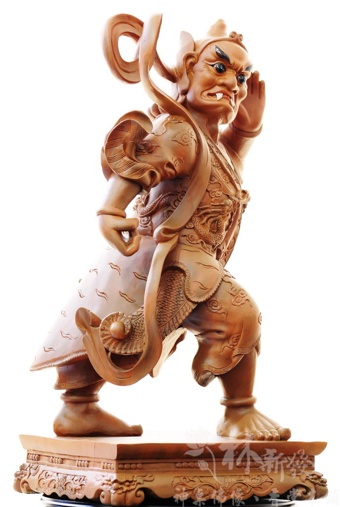 新發神藝-千里眼將軍．順風耳將軍(二尺二高/68公分作品)