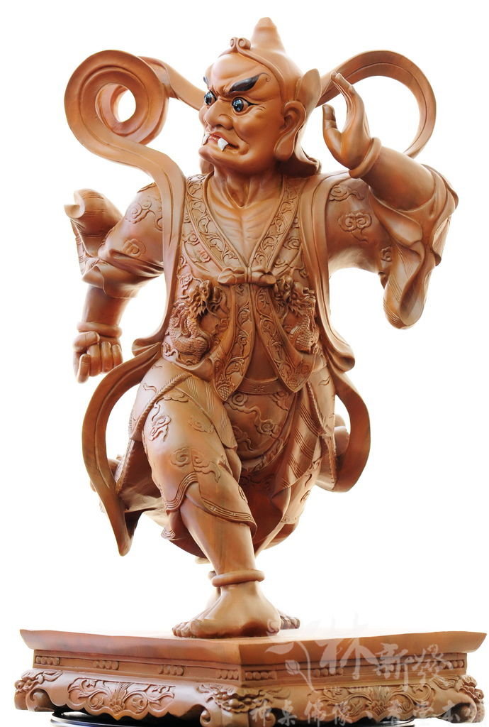 新發神藝-千里眼將軍．順風耳將軍(二尺二高/68公分作品)