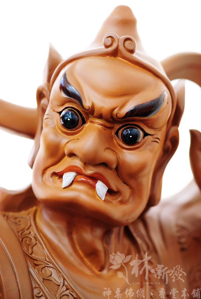 新發神藝-千里眼將軍．順風耳將軍(二尺二高/68公分作品)