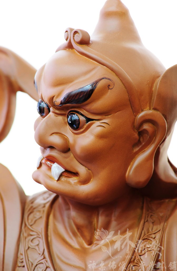 新發神藝-千里眼將軍．順風耳將軍(二尺二高/68公分作品)