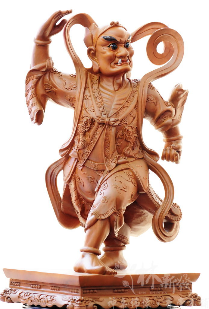 新發神藝-千里眼將軍．順風耳將軍(二尺二高/68公分作品)