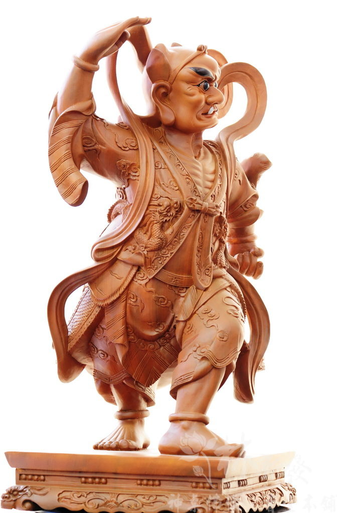 新發神藝-千里眼將軍．順風耳將軍(二尺二高/68公分作品)