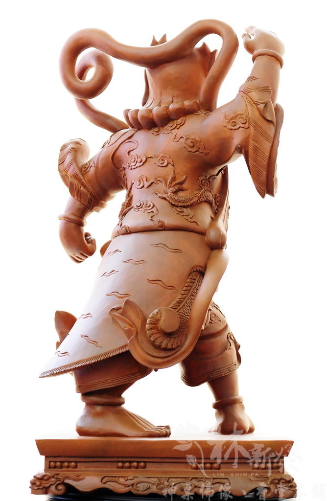 新發神藝-千里眼將軍．順風耳將軍(二尺二高/68公分作品)