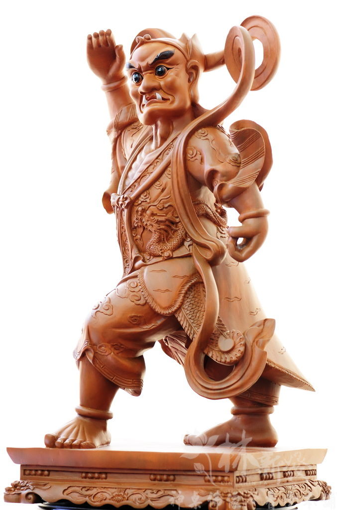 新發神藝-千里眼將軍．順風耳將軍(二尺二高/68公分作品)
