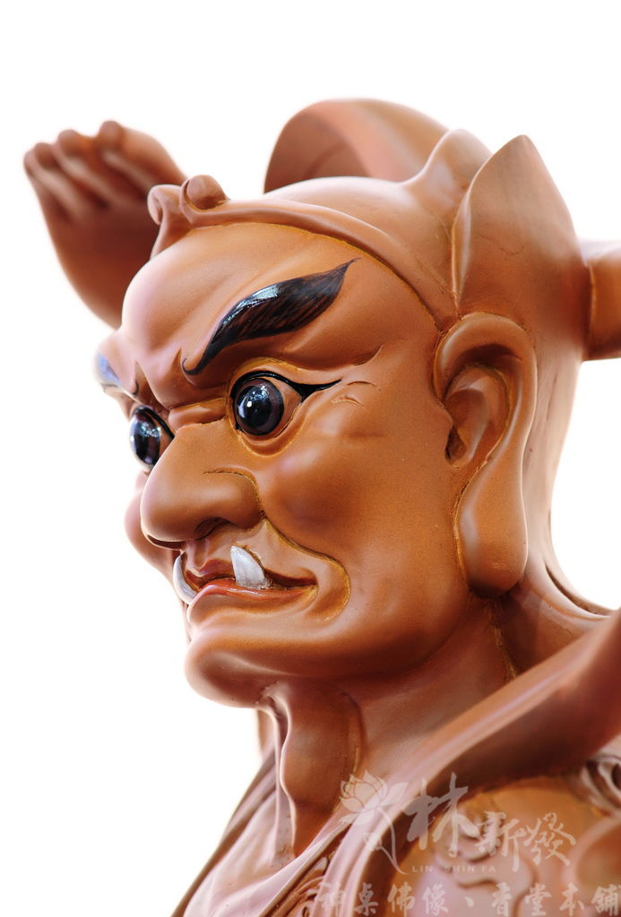 新發神藝-千里眼將軍．順風耳將軍(二尺二高/68公分作品)