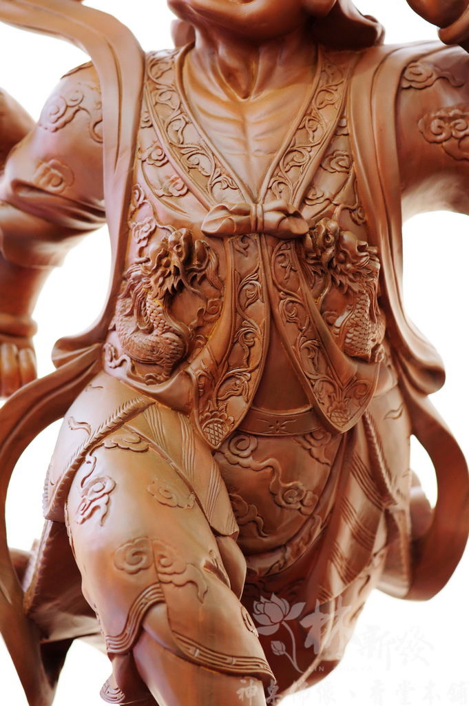 新發神藝-千里眼將軍．順風耳將軍(二尺二高/68公分作品)