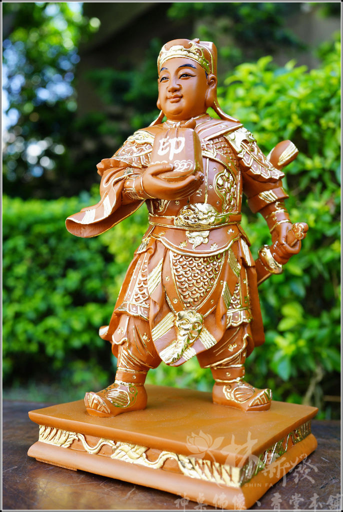新發神藝-周倉將軍．關平將軍(八吋八．關公護法神)
