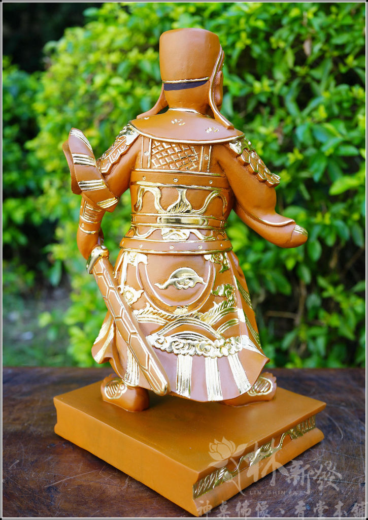 新發神藝-周倉將軍．關平將軍(八吋八．關公護法神)
