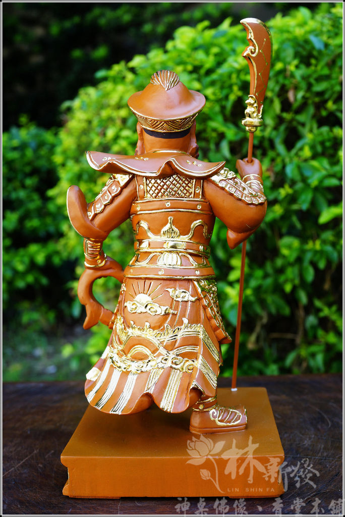 新發神藝-周倉將軍．關平將軍(八吋八．關公護法神)