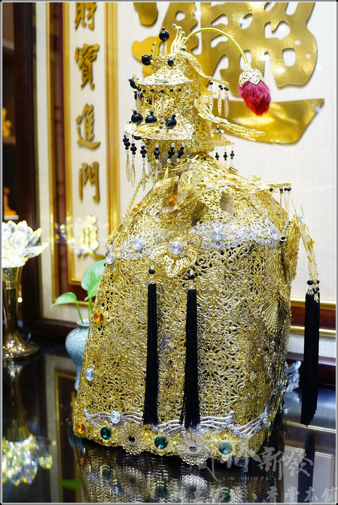 金黃神甲-銅片神甲．手工王帽