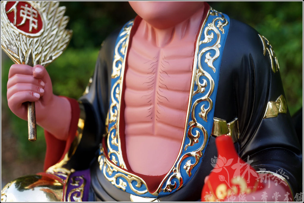 新發神藝-濟公禪師(黑袍補丁．金身佛衣)