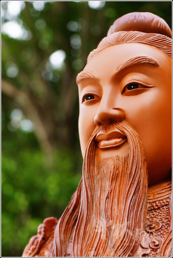 新發神藝-東王公．西王母(美洲綠檀精雕藝術)