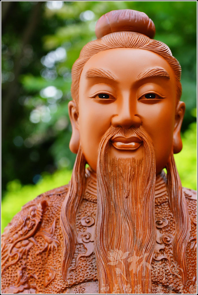 新發神藝-東王公．西王母(美洲綠檀精雕藝術)