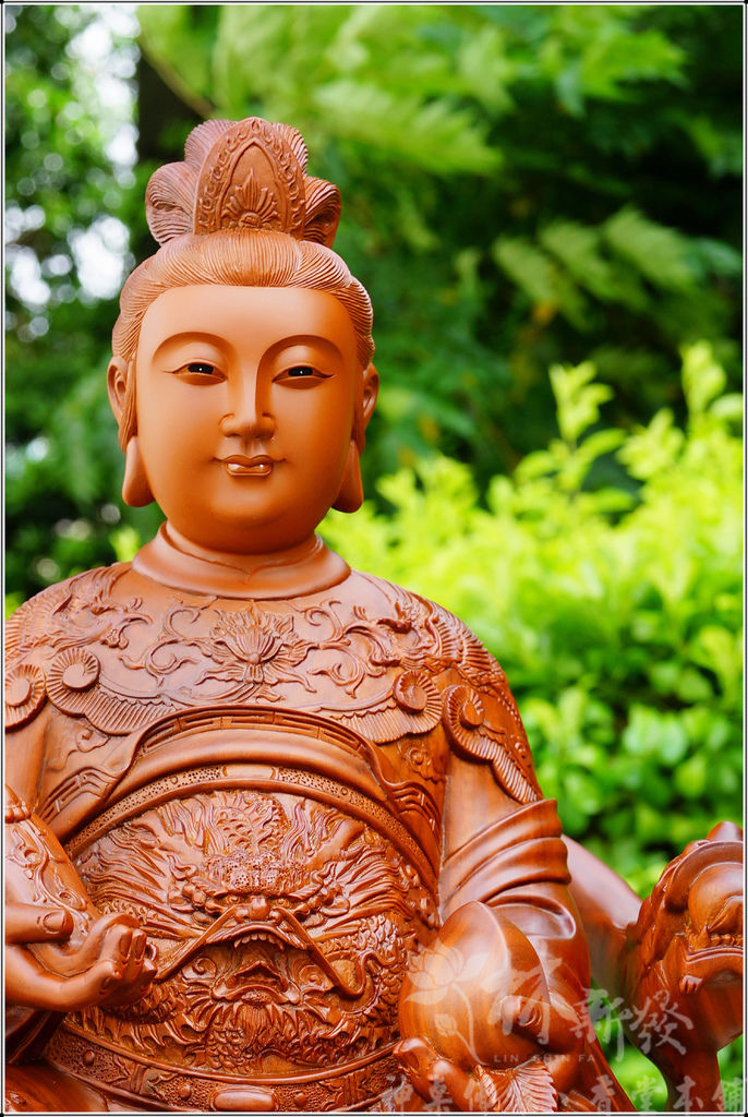 新發神藝-東王公．西王母(美洲綠檀精雕藝術)
