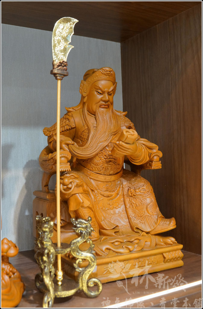 龍王兵器座-關刀/太子槍圈/龍拐/錫杖/長兵器都可以使用