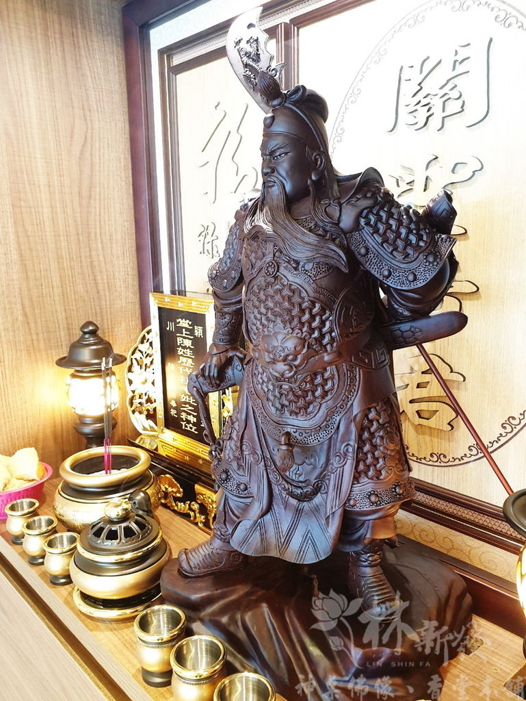 檜木神聯/字雕創作-玄壇真君．天上聖母．關聖帝君．廣澤尊王．