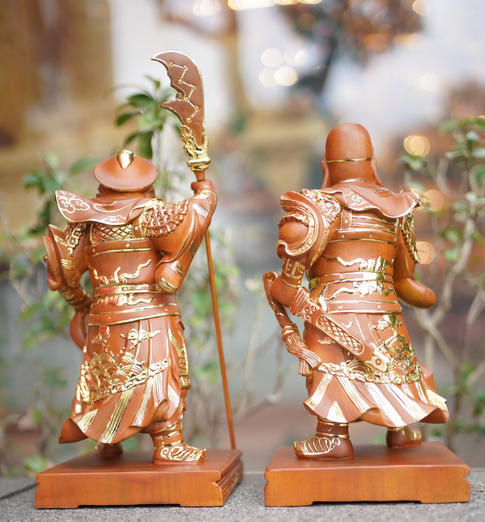 新發神藝-周倉將軍．關平將軍(八吋八．關公護法神)