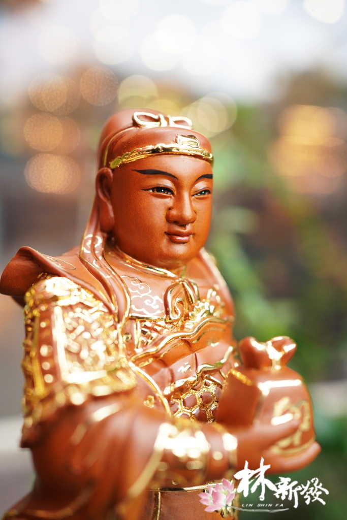 新發神藝-周倉將軍．關平將軍(八吋八．關公護法神)