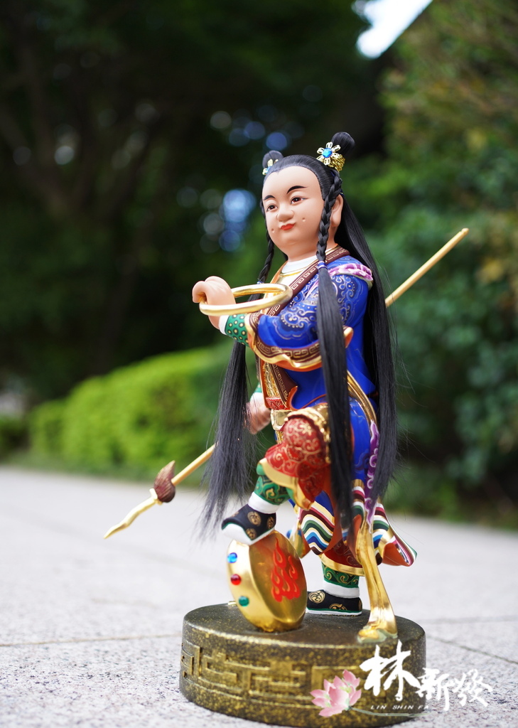 佛堂設計．漢式如意黑檀神桌．佛在心中．LOTUS晶鑽燈-020.JPG