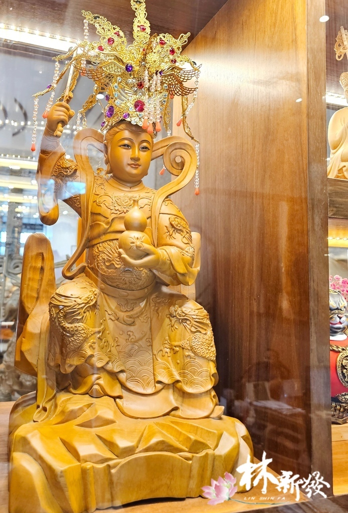 新發神藝-九天玄女娘娘(正體山岩．原色．按金．南彩）
