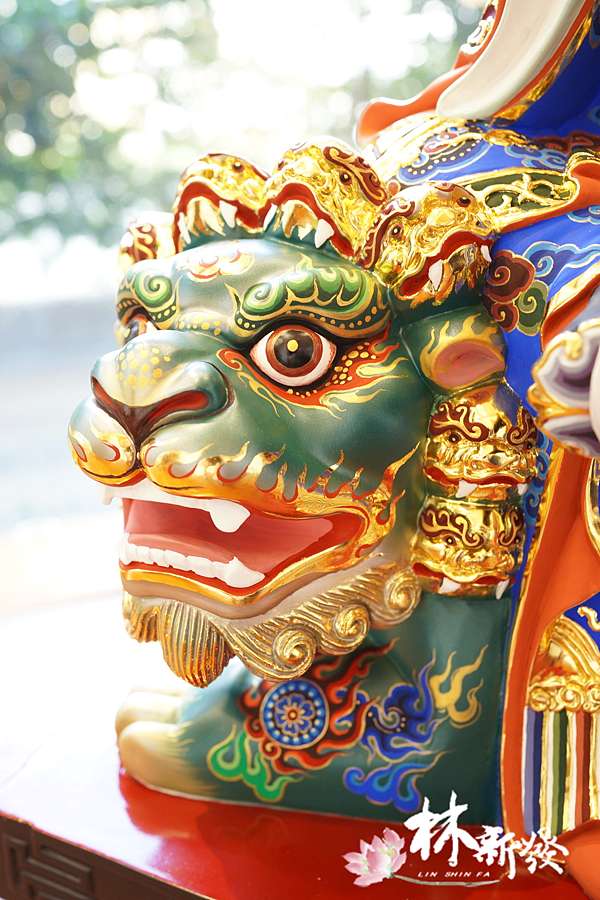 新發神藝-太乙救苦天尊/太乙真人（南式極彩藝術作品）－林新發神桌佛像