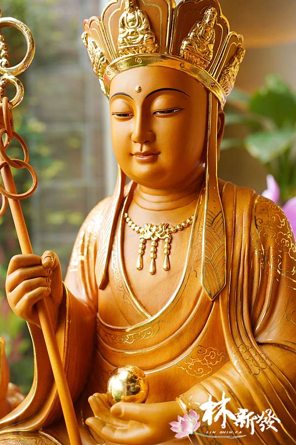 新發神藝-地藏王菩薩(帶騎佛法心誠體/客訂八吋八．尺六店庫