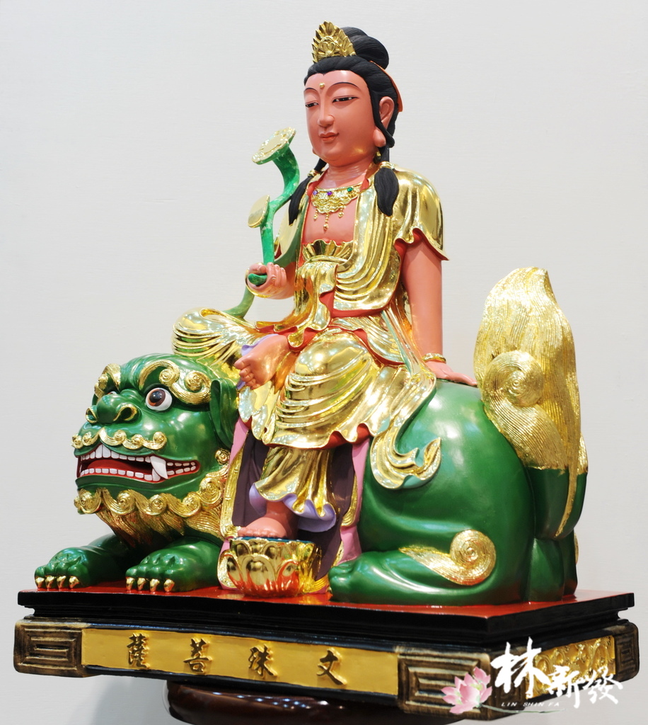 二尺二樟木文殊普賢按金完成 (10).jpg 二尺二樟木文殊普賢按金完成 (10).jpg