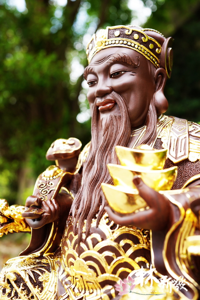 黑檀描金土地公-006.JPG