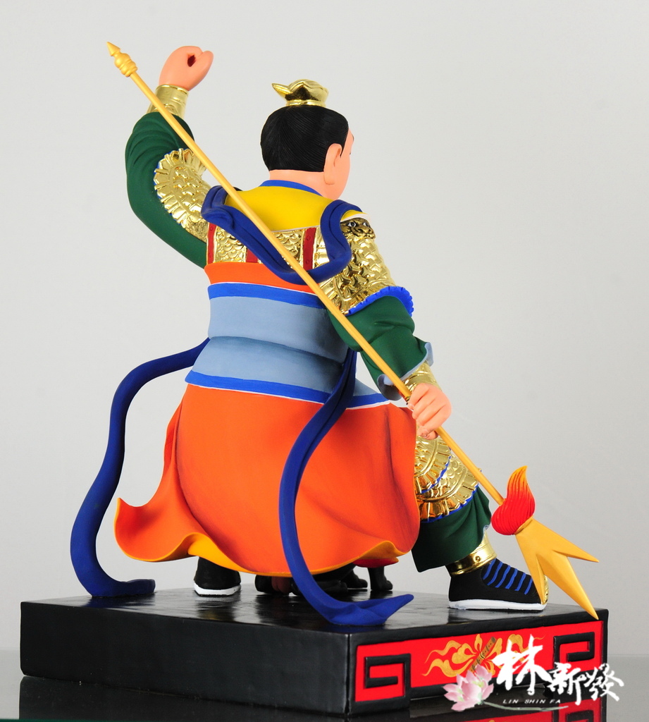 林新發神像-尺六樟木作品-二郎神君大元帥-005.JPG