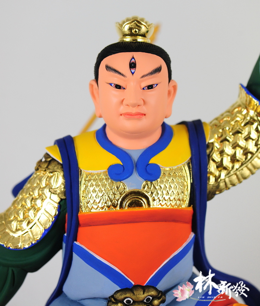 林新發神像-尺六樟木作品-二郎神君大元帥-008.JPG