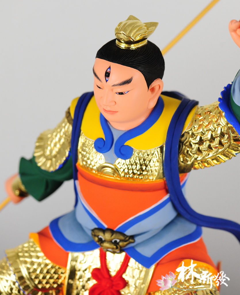 林新發神像-尺六樟木作品-二郎神君大元帥-009.JPG
