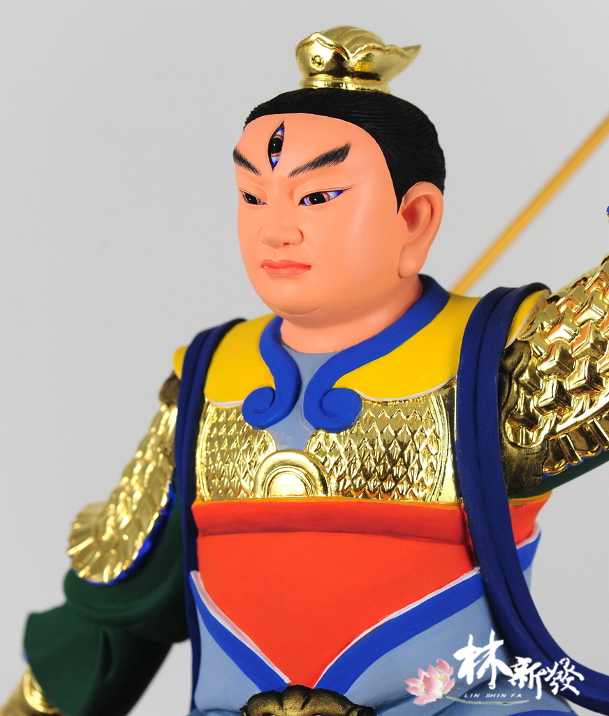 林新發神像-尺六樟木作品-二郎神君大元帥-010.JPG
