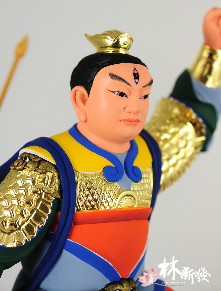 林新發神像-尺六樟木作品-二郎神君大元帥-007.JPG